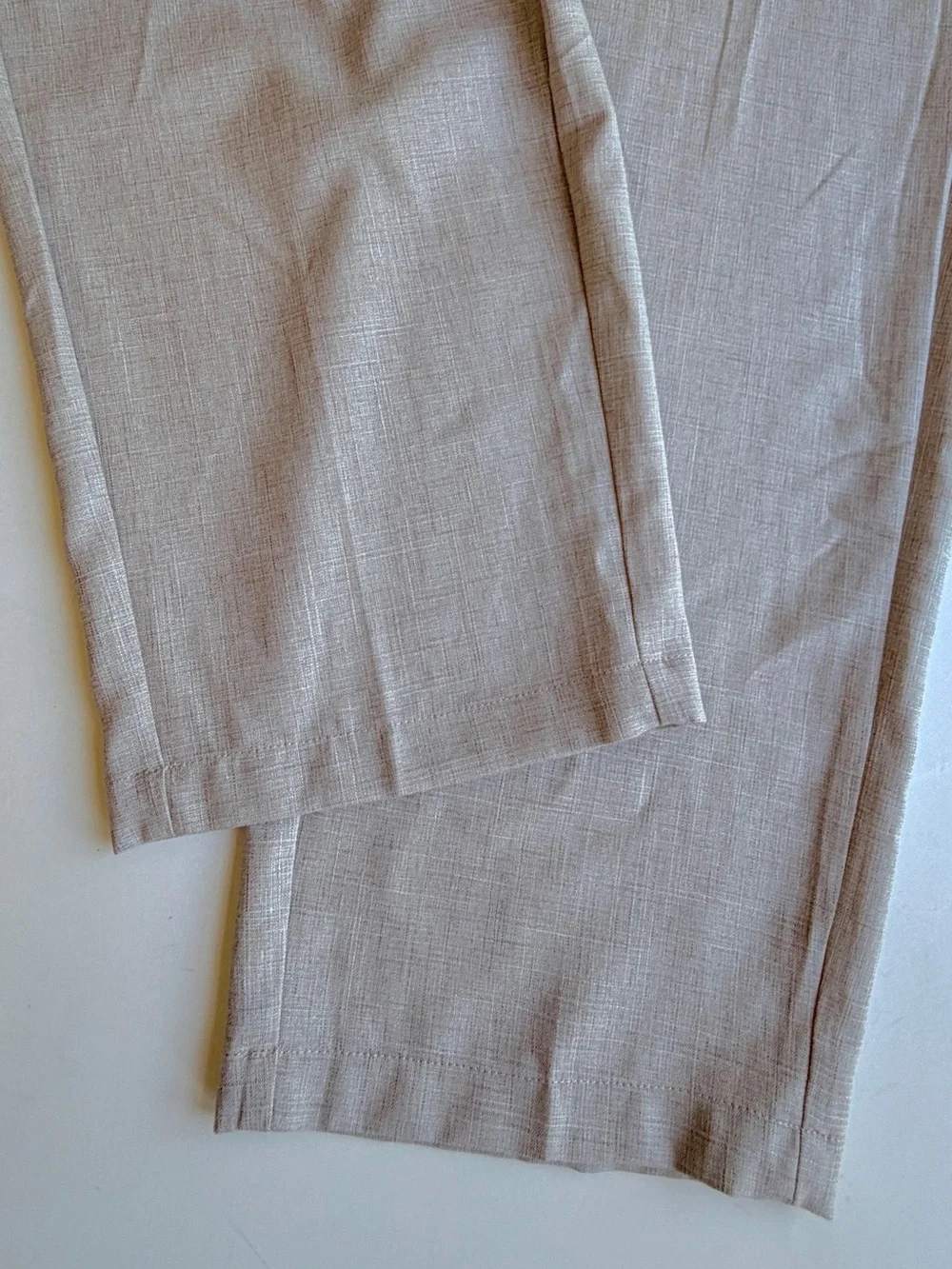Runcati Pant Pleated Trousers Elastic Back Mens Size XL Lightweight Loose Fit